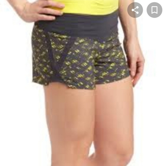 RYU Blazing Yellow Women's Grey Stellar Athletic Running Shorts Stretch Sz Small - Picture 9 of 9